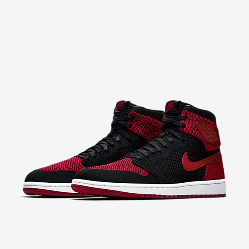 Jordan 1 hot sale banned flyknit